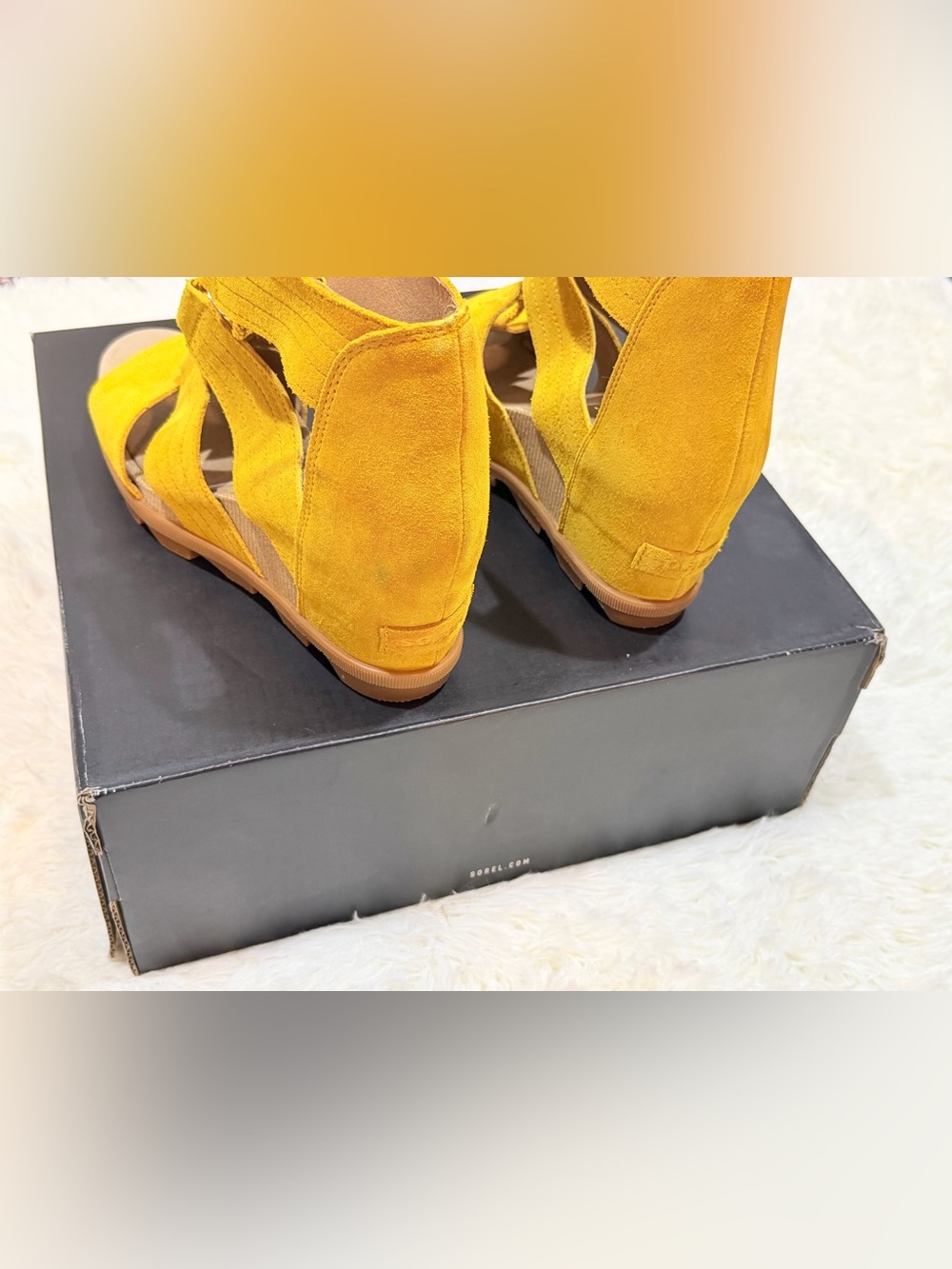 Women’s Sorel Joanie II Lace Wedge Sandals - Size 11 - Picture 7 of 15